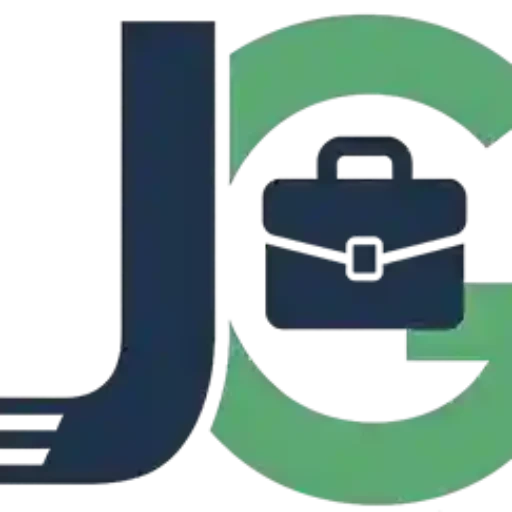 JobsGrids favicon featuring stylized blue and green JG initials.