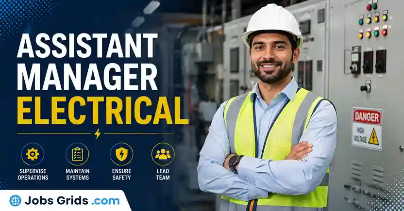 Assistant Manager Electrical overseeing electrical systems and operations