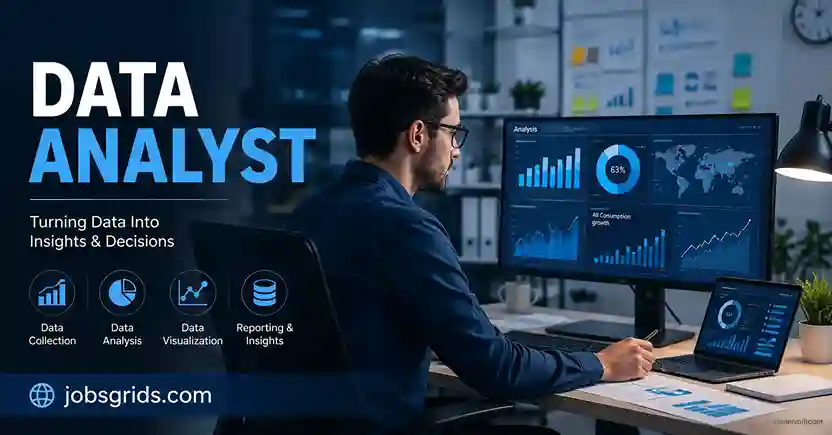 Data Analyst working with data dashboards