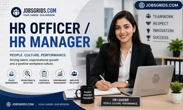 HR Officer and HR Manager managing employees and workplace operations
