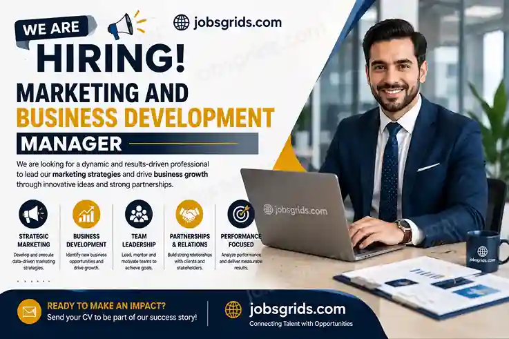 Marketing and Business Development Manager job opportunity