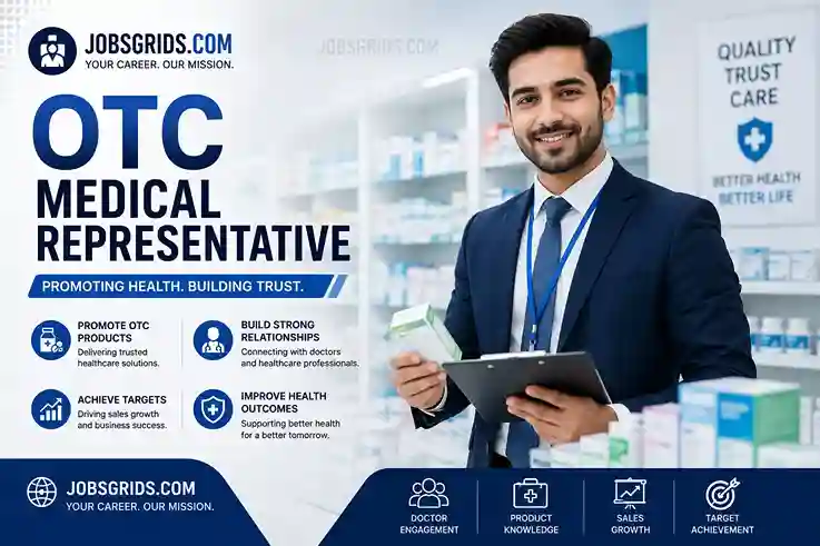 OTC Medical Representative promoting healthcare products