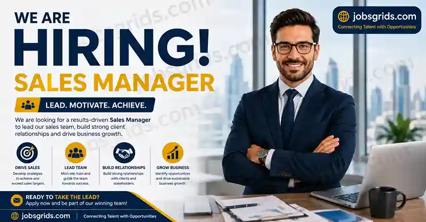 Sales Manager job hiring opportunity
